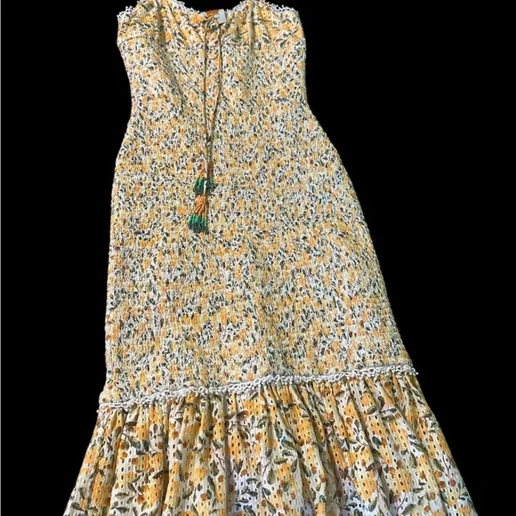 FARM Rio Vibrant Yellow Floral Maxi Dress - Picture 5 of 8